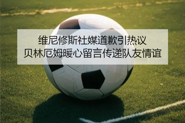 维尼修斯社媒道歉引热议 贝林厄姆暖心留言传递队友情谊 | hth.conapp